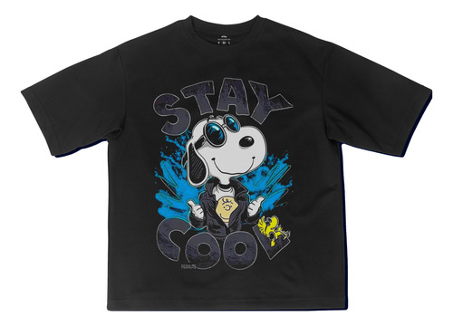 Remera Oversize Stay Cool Snoopy Exclusive