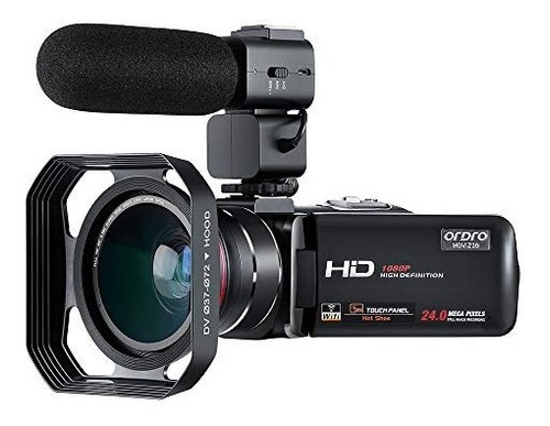Cámara De Vídeo Ordro 1080p /30fps Full Hd Con Videocámara