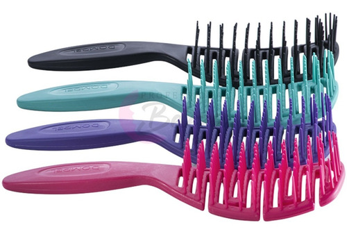 Imagem 3 de 3 de Escova Profissional De Desembaraçar Cabelo Maya Dompel