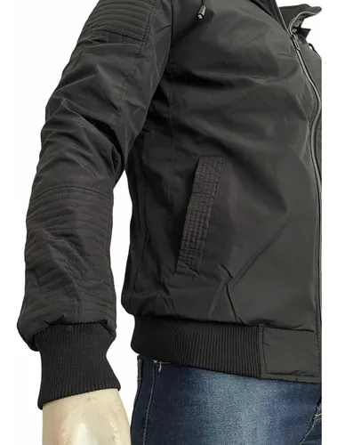 Chamarra Cazadora De Hombre Nylon Impermeable Moda Slim Fit