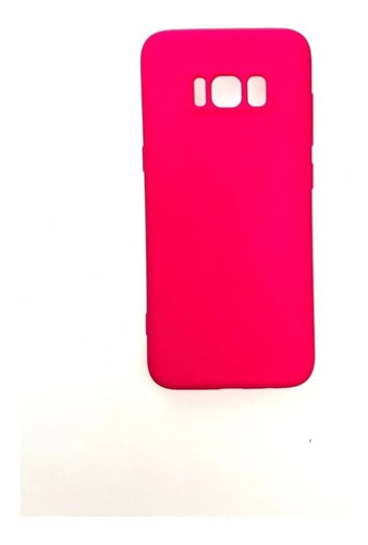 Case Capinha Case Ccs Aveludada Para Samsung Galaxy Cor Pink Galaxy S8