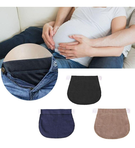 Pack 3 Extensores De Pantalón Para Embarazadas Ajustable