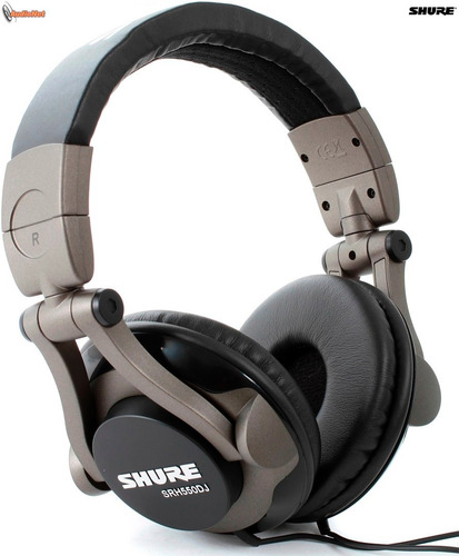 Imagen 1 de 7 de Auriculares Shure Srh550dj Para Deejay Dj Oficial