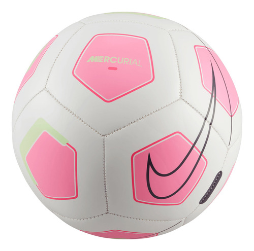 Pelota de fútbol Nike Mercurial Fade nº 5 color  blanco/rosa