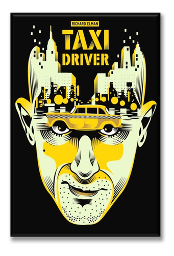 Cuadro Canva Taxi Driver 60*90 Cm