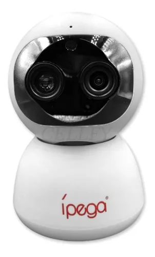 comprar Câmera Ip Babá Lente Dupla Segurança 360° Wifi Fullhd 1080p Cor Branco