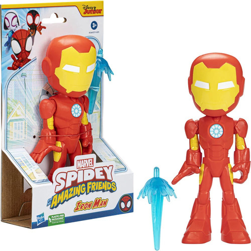 Muñeco Iron Man Spidey And His Amazing Friends Hasbro