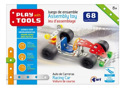 Juego De Construccion Metal Tipo Mecano Coche