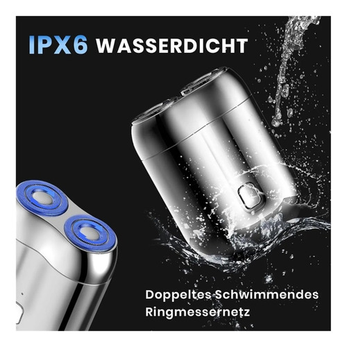New Mini Maquinilla De Afeitar Portátil, Ipx7 Impermeable