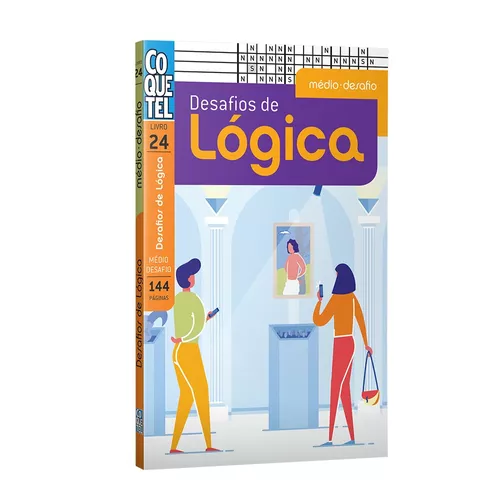 Revista Coquetel Problemas De Lógica - 48 Páginas