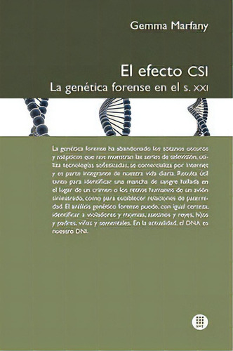 El Efecto Csi, De Marfany Nadal, Gemma. Editorial Universitat Politecnica De Catalunya. Iniciativa D, Tapa Blanda En Español