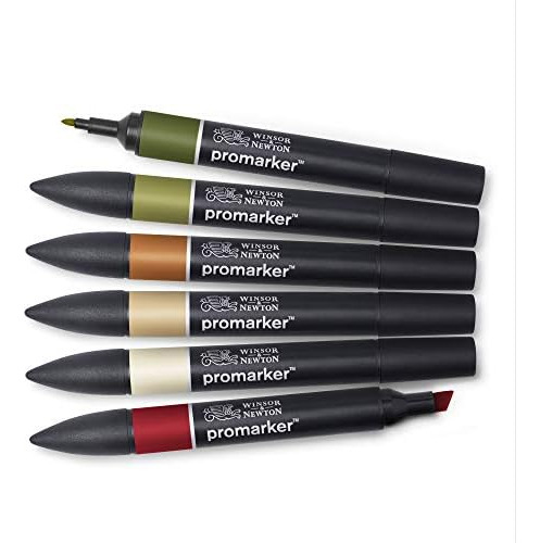 Juego De Marcadores Winsor & Newton Pro, 6 Unidades, Paisaje