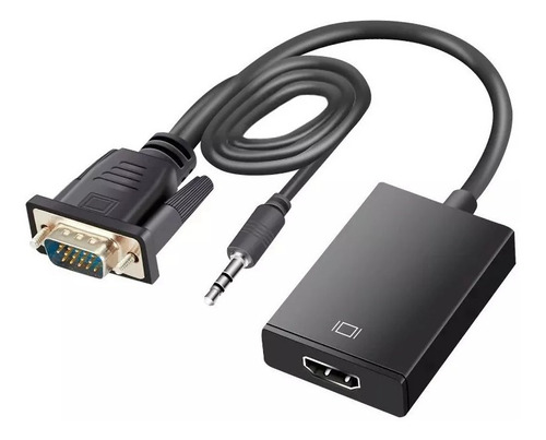 Pack 2 Adaptador Vga Macho A Hdmi Hembra Pasivo Envío Gratis