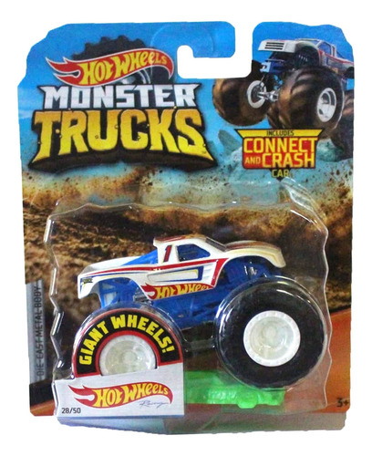 Hot Wheels Monster Trucks Camión De Carreras A Escala 1:64 C