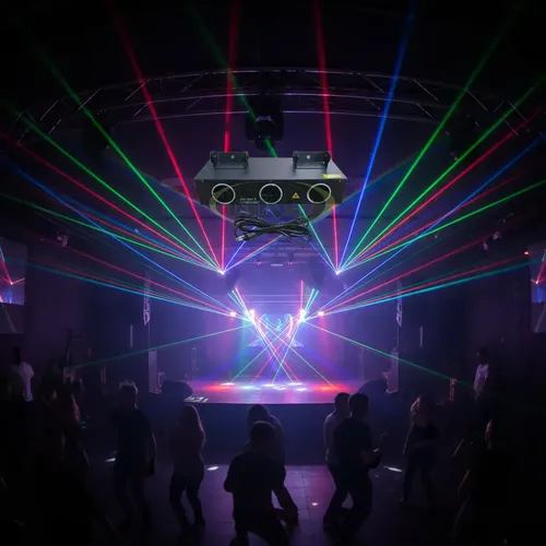 Laser Show Rgb 3 Saidas 550mw Vrd Verm Azul Dmx Profissional