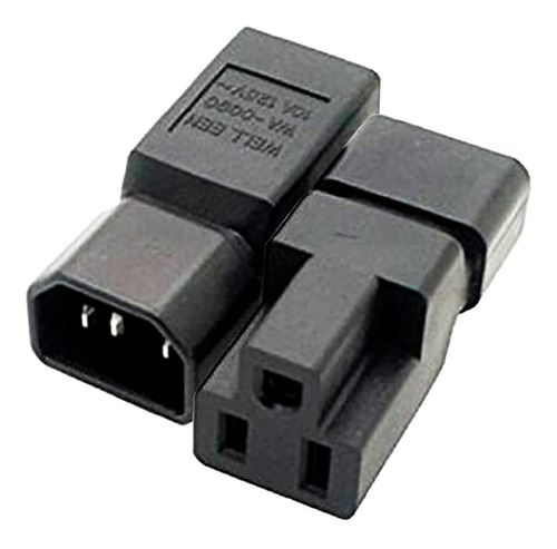 Adaptador De Alimentación Pdu C14 Macho A Nema 5-15r Hembra