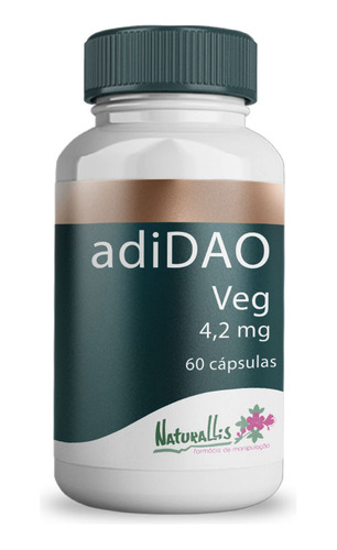 Adi Dao Vegano 4,2mg - 60 Cáps  : Intolerância A Histamina