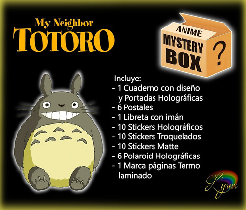 Caja Misteriosa Mi Vecino Totoro Mistery Box Envío Gratis