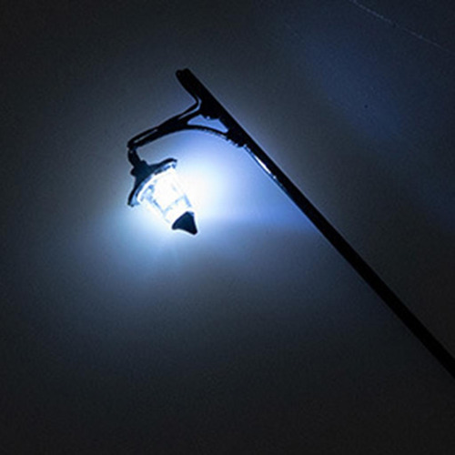 2 Vintage 3v 1:87 Led Luces De Calle Farola Paisaje Micro