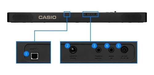Piano Digital Casio Cdp s110 88 Teclas Atril fuente pedal