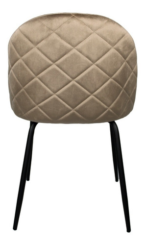 Silla Velvet Tapizadas Comedor Patas Diseño Pack X2