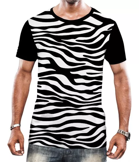 Camiseta Camisa Unissex Animal Zebra Selvagem Safari 8