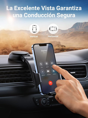 Soporte Ajustable Para Smartphone Ugreen, Color Negro 20473