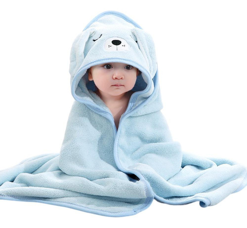 ~ Toalla De Baño Para Bebés, Manta Suave Con Capucha Para