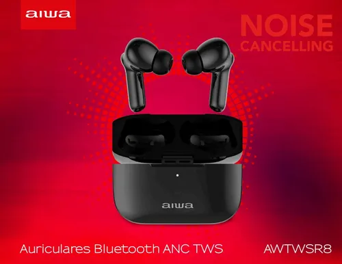 Audífonos Inalámbricos Aiwa In Ear Noise Cancelling Aw-twsr8