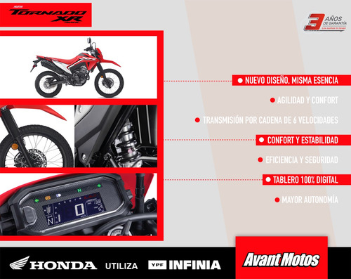 Honda Xr300 L Tornado 0km - Avant Motos