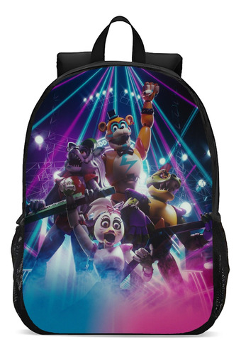 Mochila Escolar Jogos Animatronic Five Nights At Freeddy´s 