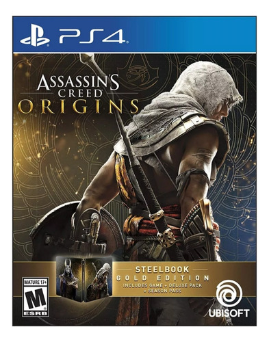 Assassin's Creed Origins Steelbook Gold Edition Ps4 Karzov