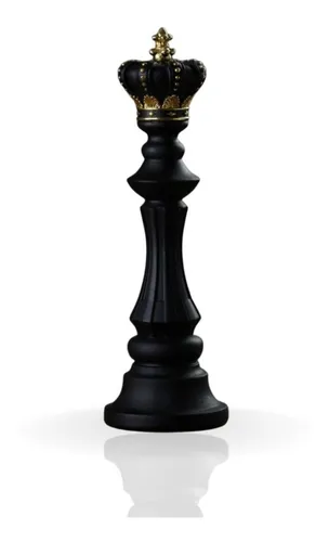 comprar Estatua De Rey Ajedrez Gigante Decorativa En Resina 40cm M®