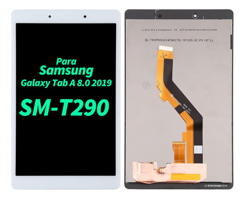 Pantalla Táctil Lcd Para Samsung Galaxy Tab A 8.0 2019 (wi-fi) Sm-t290 Blanco