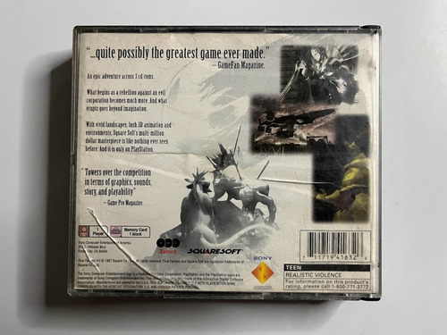 Final Fantasy Vll Play Station 1 Psone (Usado)