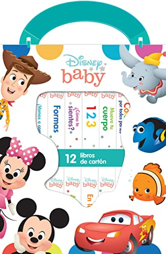 Libro Disney Baby Bloque De Libros (12 Libros De Carton) (+1