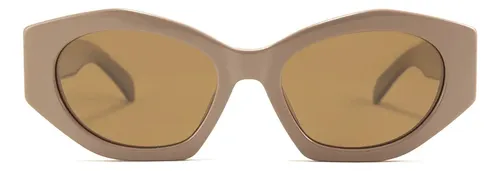 Anteojos Sol Infinit Sainte Marie Coral Lente Marron Pampita