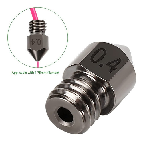 Imagen 8 de 9 de Boquilla De Acero Para Impresora 3d, Ender 3 / Cr10 Nozzle