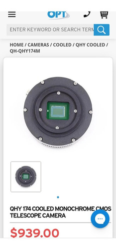 Camera Qhy 174 Mono Para Telescópio
