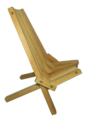 Silla Grande Plegable En Madera Maciza Muy Fuerte