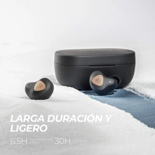 Audífonos Inalámbricos Soundpeats True Truengine 3 Se Color Negro Color de la luz Negro