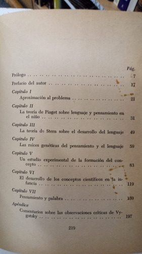 Pensamiento Y Lenguaje - Lev Vygotsky - La Pleyade (Usado)