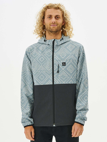 Casaca Anti Series Elite Jacket Hombre Celeste Rip Curl