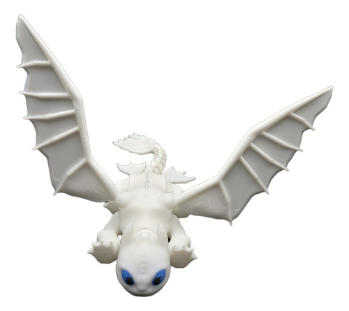 Muñeco De Furia Luminosa (toothless) Articulado De 23 Cm