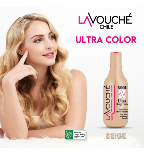 Imagen 2 de 8 de Tratamiento Matizante Cremoso Lavouche Ultra Beige