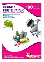 Comprar Papel Foto Brillante A4 180gr/100 Hojas..envio Gratis X 5 Un