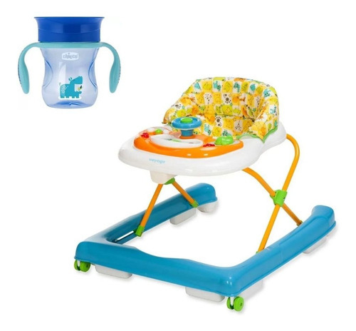 Andador Para Bebê Buggy E Copo Perfect Cup - Azul