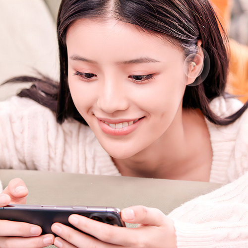 Fones De Ouvido Invisíveis Verdadeiramente Sem Fio Com Bt