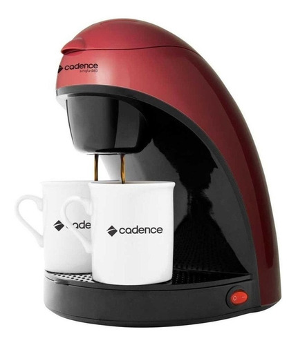 Cafeteira Cadence Single Colors CAF11 semi automática vermelha de filtro 220V