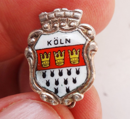 Pin Antiguo Esmaltado Koln Alemania Ford Taunus Insignia